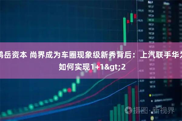 鸿岳资本 尚界成为车圈现象级新秀背后：上汽联手华为 如何实现1+1>2